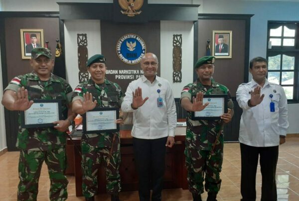 Sinergitas TNI dan BNNP Papua dalam Memerangi Narkoba di Tanah Papua