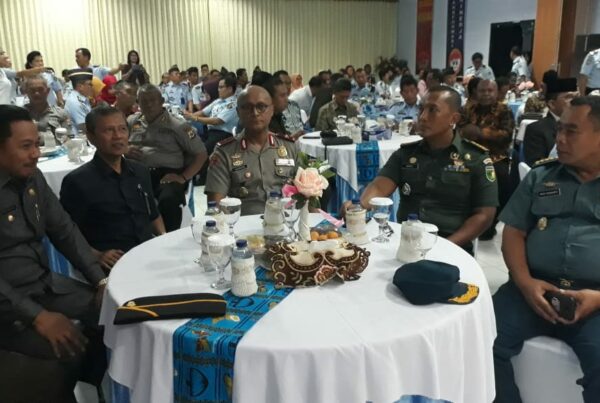 Kepala BNNP Papua menghadiri Sertijab Kepala Kementerian Wilayah Hukum dan HAM Provinsi Papua