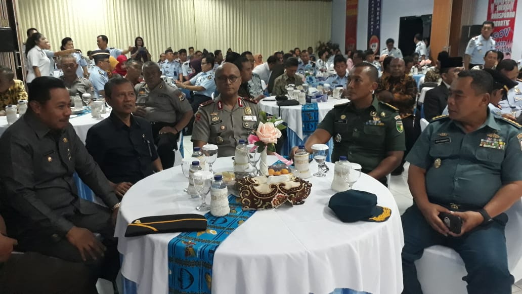 Kepala BNNP Papua menghadiri Sertijab Kepala Kementerian Wilayah Hukum dan HAM Provinsi Papua