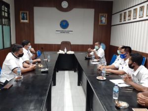 Kunjungan Tim Badan Intelijen Keamanan Polri di Kantor BNNP Papua