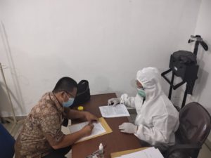 Pemeriksaan Narkotika Melalui Urin Bagi Calon Bupati dan Wakil Bupati Tahun 2020
