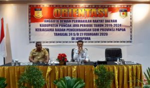 Diseminasi Informasi P4GN melalui Sosialisasi Kepada Anggota DPRD Kabupaten Puncak Jaya