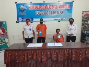 Pemusnahan Barang Bukti Narkotika Jenis Shabu Seberat 144.75 Gram