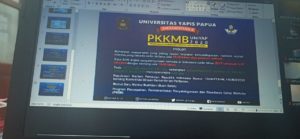 Diseminasi Informasi P4GN pada Kegiatan PKKMB Universitas Yapis Papua secara Virtual Diseminasi Informasi P4GN pada Kegiatan PKKMB Universitas Yapis Papua secara Virtual
