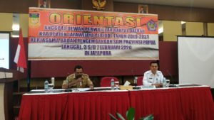 Diseminasi Informasi P4GN melalui Penyuluhan Pada Kegiatan Orientasi Anggota DPRD Kabupaten Jayawijaya