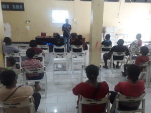 Diseminasi Informasi melalui Penyuluhan di Aula Gereja Bethel Indonesia Pusat Pengembangan Anak (PPA) Pemulihan