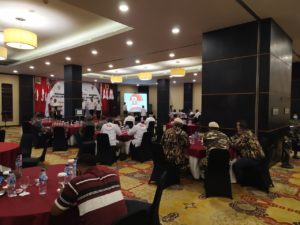 Diseminasi Informasi P4GN melalui Insert Konten dalam rangka Pelantikan kepengurusan DPD Pejuang Bravo 5 Provinsi Papua Diseminasi Informasi P4GN melalui Insert Konten dalam rangka Pelantikan kepengurusan DPD Pejuang Bravo 5 Provinsi Papua