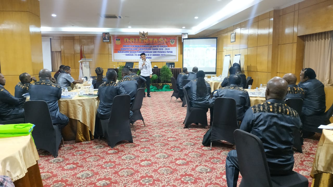 Diseminasi Informasi P4GN melalui penyuluhan Kepada anggota DPRD Kabupaten Lanny Jaya