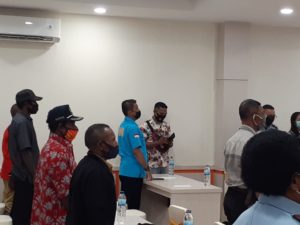 Partisipasi Kepala BNNP dalam Rapat TIMPORA Tingkat Kabupaten Keerom Tahun 2020
