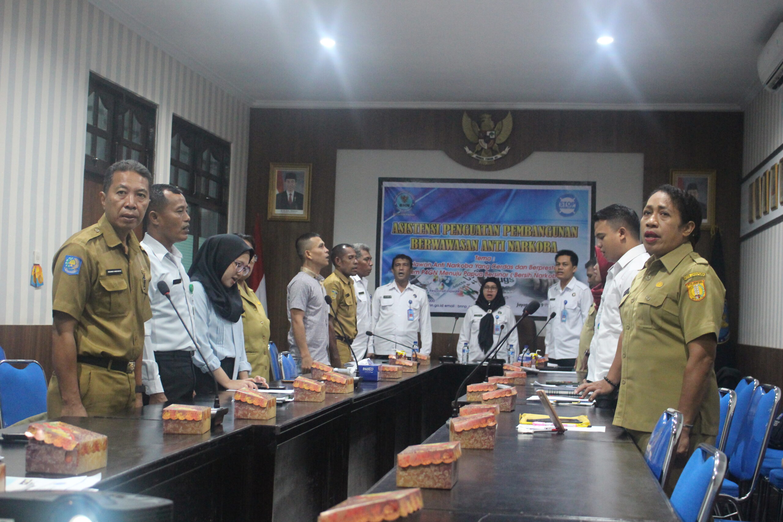 Asistensi Penguatan Pembangunan Berwawasan Anti Narkoba yang diikuti Instansi Pemerintah dan Swasta Asistensi Penguatan Pembangunan Berwawasan Anti Narkoba yang diikuti Instansi Pemerintah dan Swasta