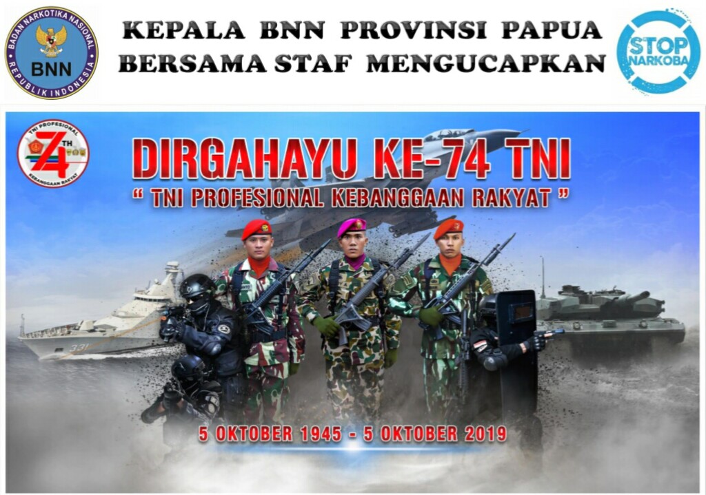DIRGAHAYU TNI KE - 74 DIRGAHAYU TNI KE - 74