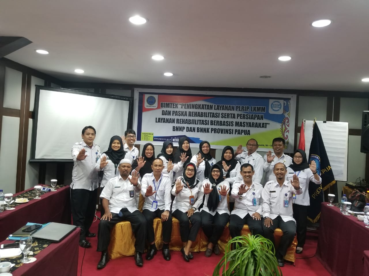 Bimbingan Teknis (BIMTEK) Peningkatan layanan PLRIP, LRKM, dan Pascarehabilitasi serta persiapan layanan rehabilitasi berbasis masyarakat BNNP dan BNNK Provinsi Papua