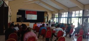 KIE P4GN pada Peserta Pelatihan Berbasis Kompetensi (PBK) Institusional Sistem Non Boarding Tahap II di BLKI Provinsi Papua
