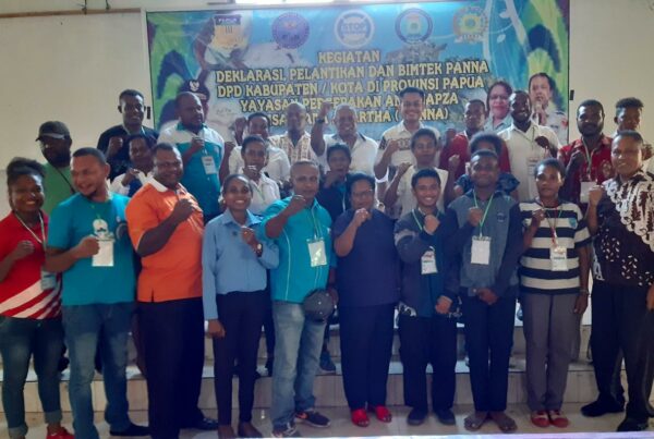 Diseminasi Informasi P4GN melalui Sosialisasi bagi pengurus DPD PANNA Papua (Yayasan Pergerakan Anti Napza Nusantara Amartha) se-Papua