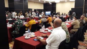 Kepala BNNP Papua hadiri Undangan Kunjungan Kerja Menteri PMK, Menteri Kesehatan dan Tim Gugus Tugas Pusat di Provinsi Papua
