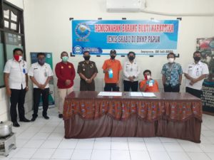 Pemusnahan Barang Bukti Narkotika Jenis Shabu Seberat 144.75 Gram