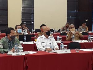 Partisipasi BNNP Papua dalam Rapat Pencegahan, Pengendalian dan Penanganan Covid-19 di Provinsi Papua