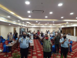 Partisipasi BNNP Papua dalam Rapat TIMPORA Tingkat Kabupaten Jayapura