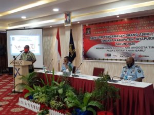 Partisipasi BNNP Papua dalam Rapat TIMPORA Tingkat Kabupaten Jayapura