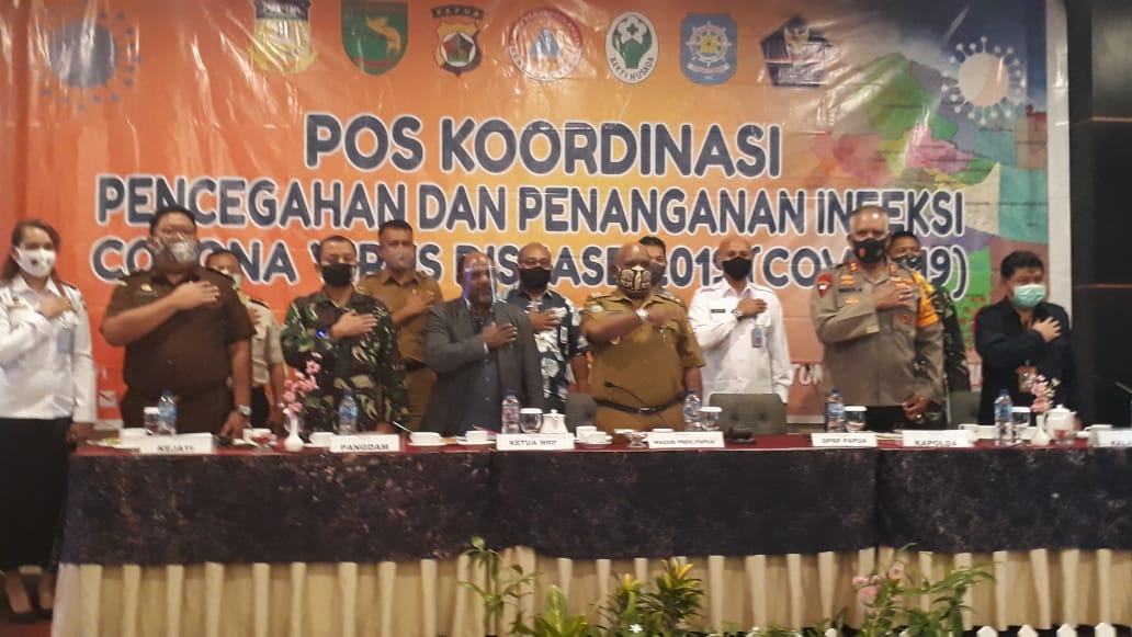 Partisipasi BNNP Papua dalam Rapat Pencegahan, Pengendalian dan Penanganan Covid-19 di Provinsi Papua Partisipasi BNNP Papua dalam Rapat Pencegahan, Pengendalian dan Penanganan Covid-19 di Provinsi Papua