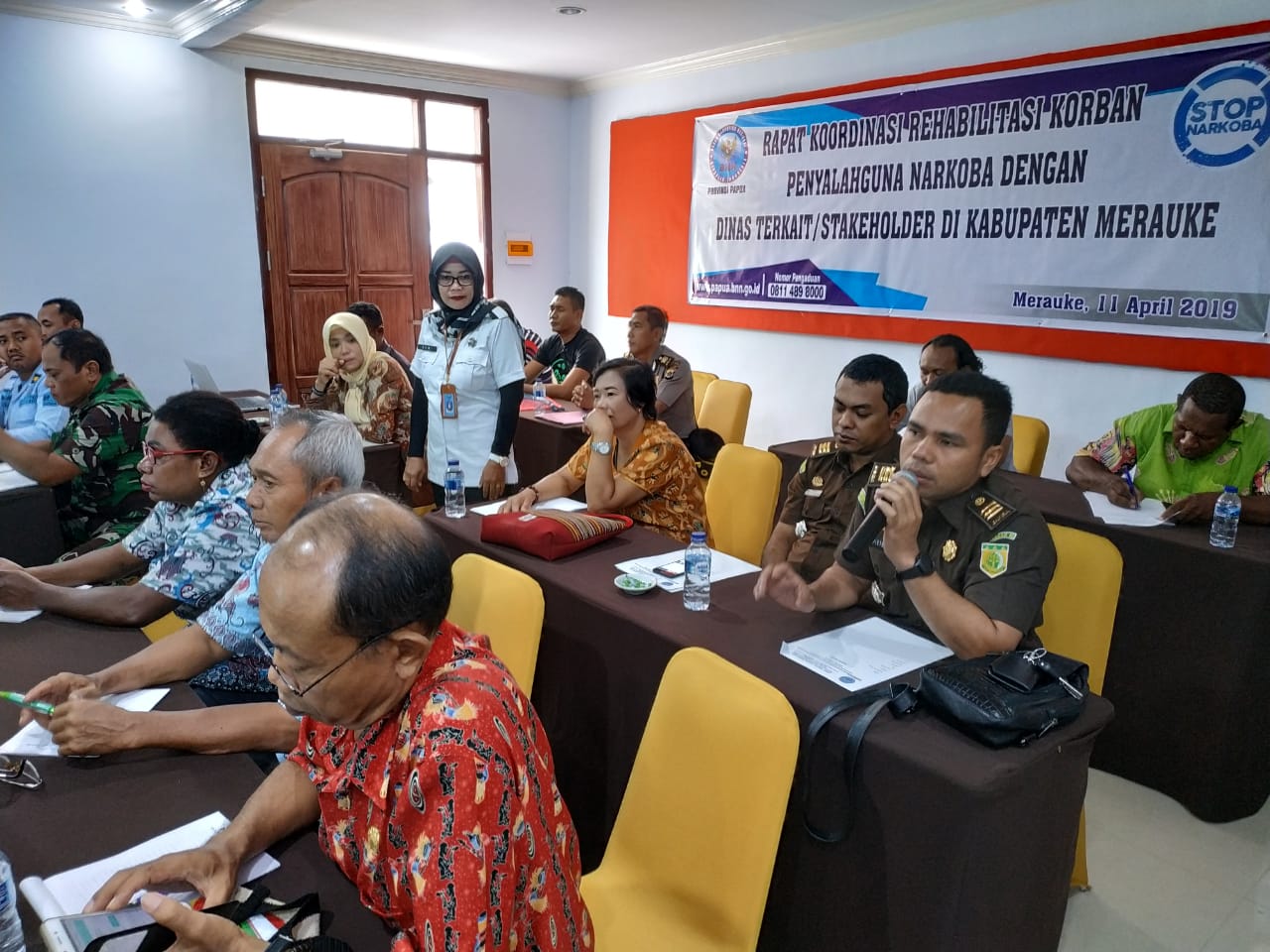 Rapat Koordinasi Bidang Rehabilitasi Tingkat Kabupaten dengan Dinas Terkait Di Wilayah Kabupaten Merauke Tahun Anggaran 2019 Rapat Koordinasi Bidang Rehabilitasi Tingkat Kabupaten dengan Dinas Terkait Di Wilayah Kabupaten Merauke Tahun Anggaran 2019
