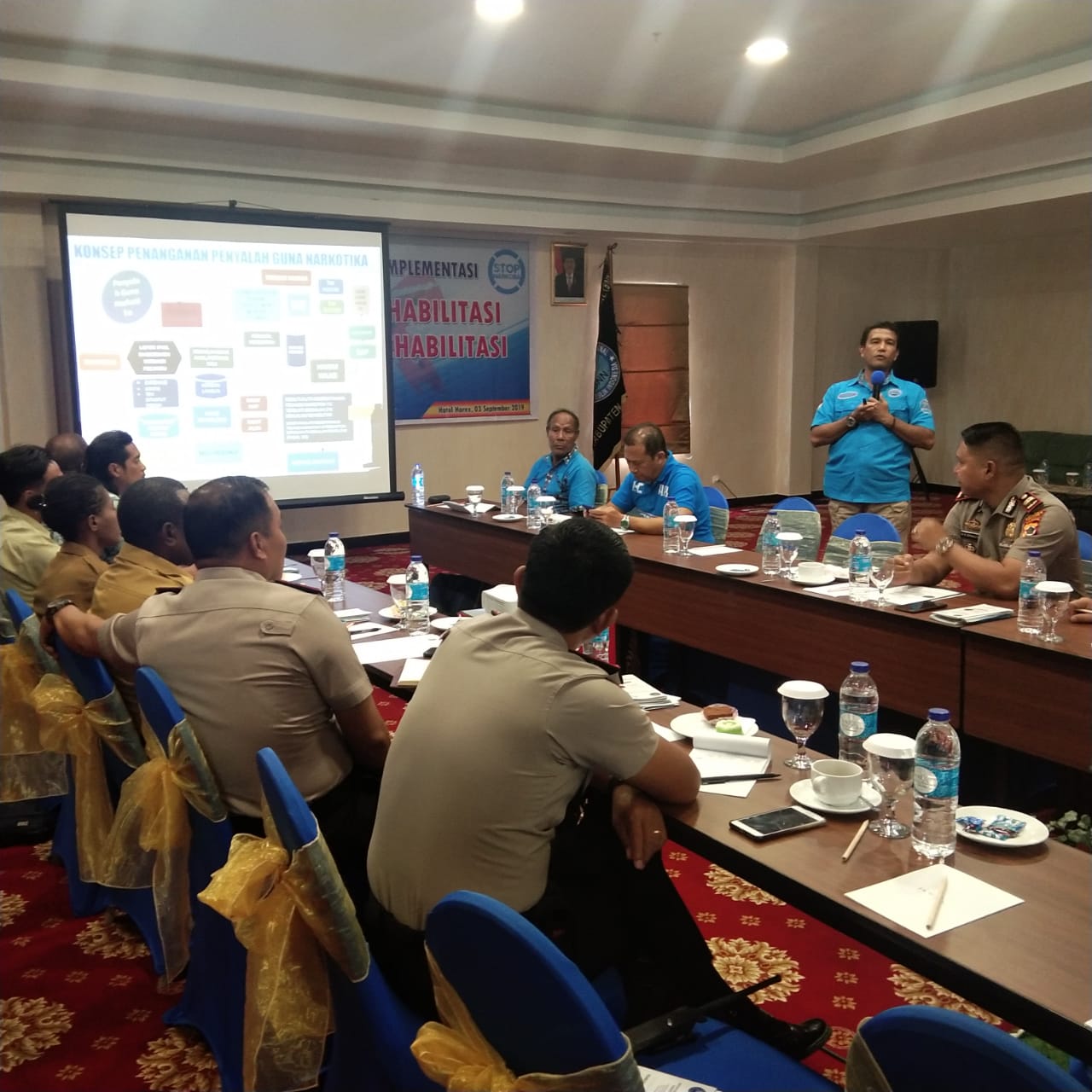 Sosialisasi dan Implementasi Program Rehabilitasi dan Pasca Rehabilitasi di Hotel Horex Sentani