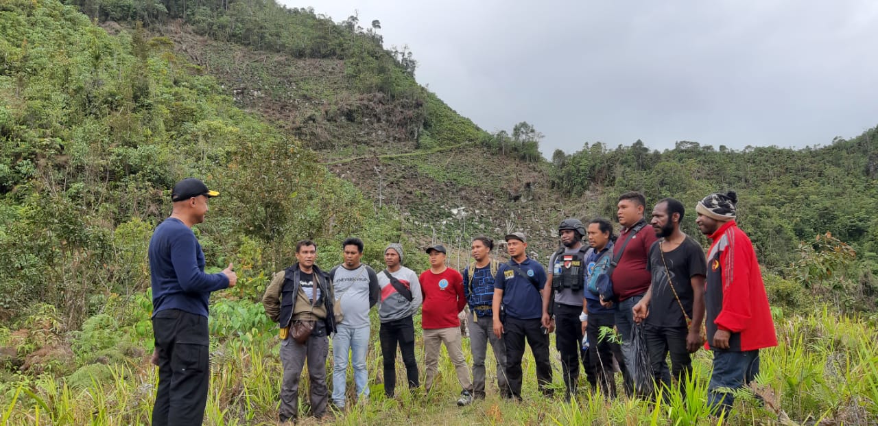 Tim BNNP Papua Melakukan Pemusnahan Kebun/Tanaman Ganja Distrik Oksibil kabupaten Pegunungan Bintang Tim BNNP Papua Melakukan Pemusnahan Kebun/Tanaman Ganja Distrik Oksibil kabupaten Pegunungan Bintang