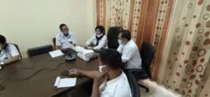 Sosialisasi Penerapan Manajemen Resiko dan Penyerahan Alat Rapid Test Covid 19 di BNNK Jayapura