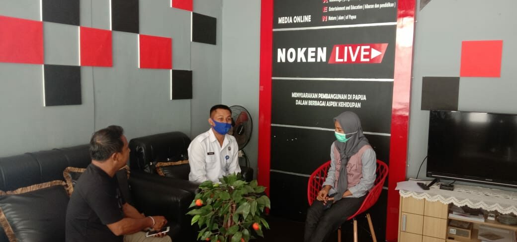 Koordinasi Program P4GN melalui Media Online Lokal "Noken Live.Com" Koordinasi Program P4GN melalui Media Online