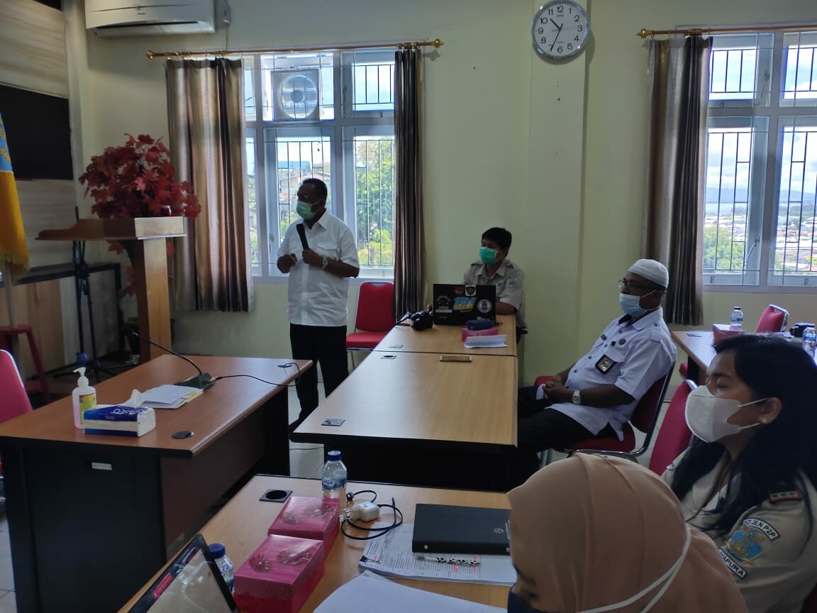 Evaluasi Program P2P | Ketua Satgas Covid-19 BNNP Papua Hadir di Kantor KKP