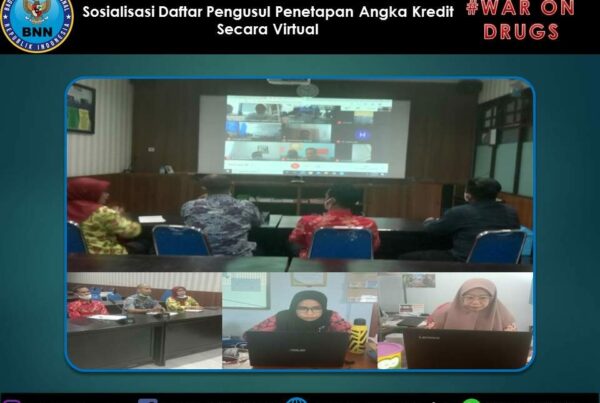 Sosialisasi Virtual Daftar Pengusul Penetapan Angka Kredit (DUPAK) bagi Pegawai Fungsional di Lingkungan BNN RI