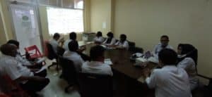Sosialisasi Penerapan Manajemen Resiko dan Penyerahan Alat Rapid Test Covid 19 di BNNK Jayapura