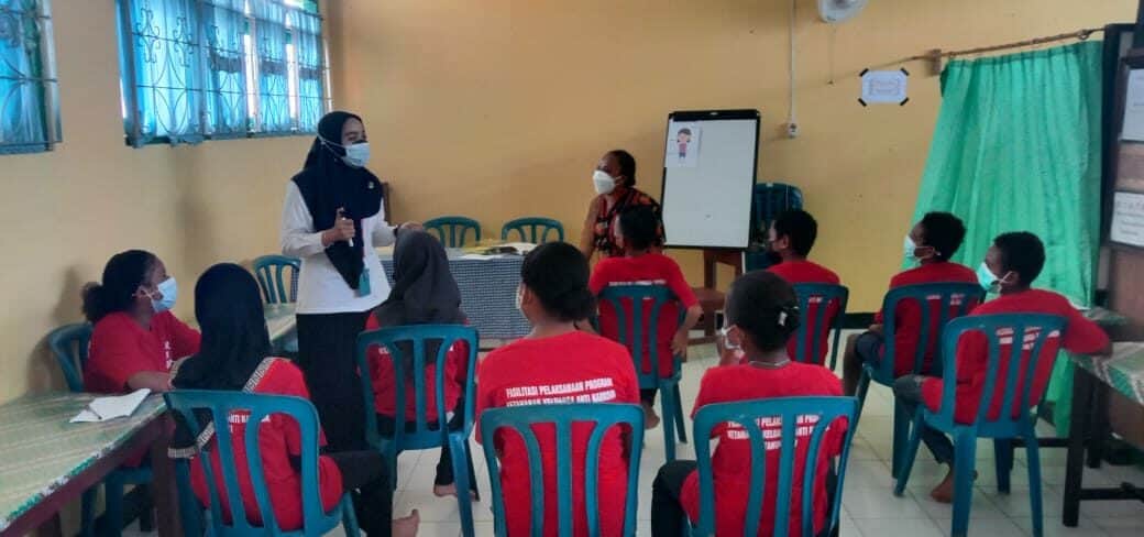 Fasilitasi Program Ketahanan Keluarga Anti Narkoba Untuk Kelas Anak di Kelurahan Hamadi Sebagai Kelurahan "BERSINAR" Konsep Otomatis