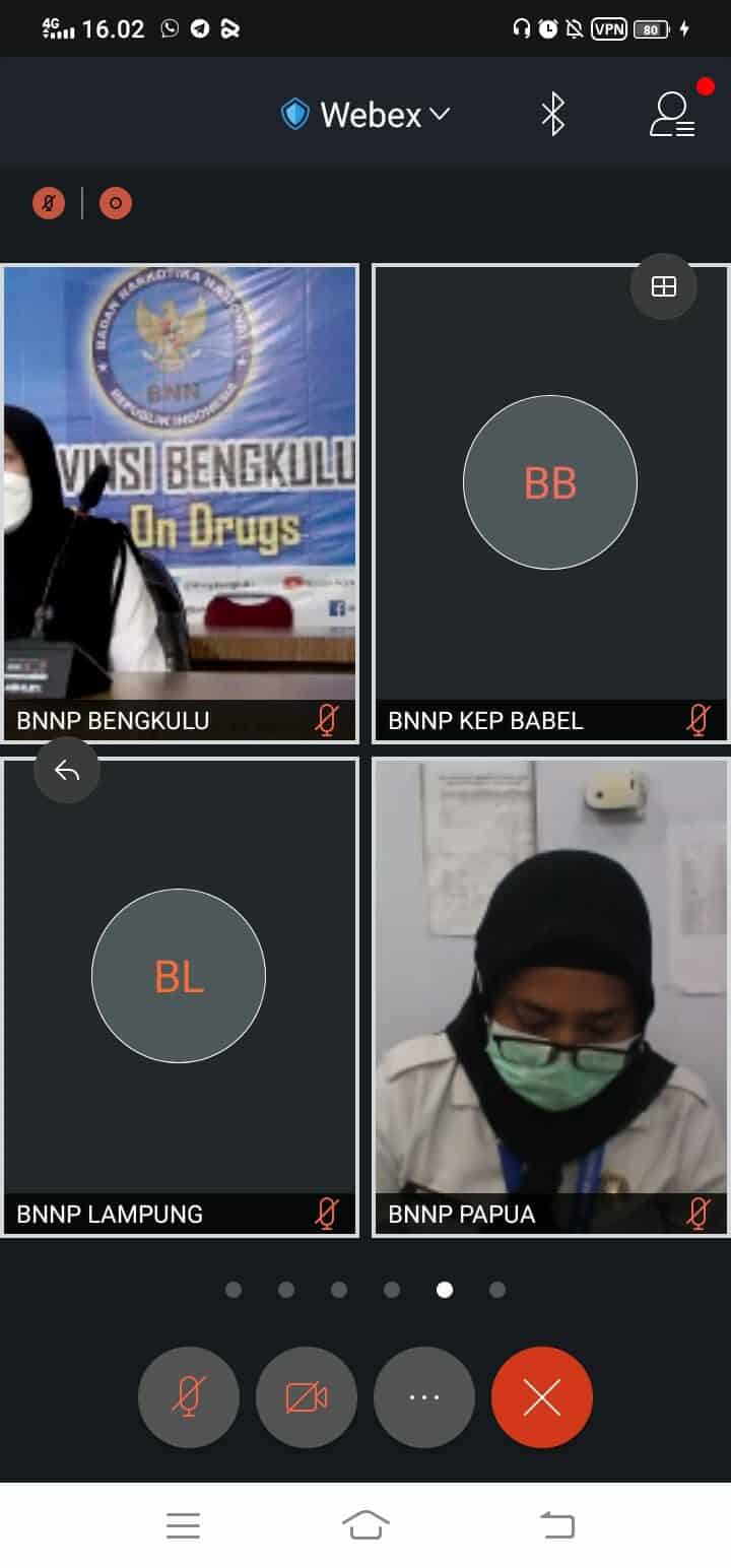 Virtual Meeting Para Pejabat Pengelola Informasi dan Dokumentasi (PPID) di Lingkungan BNN RI Virtual Meeting Para Pejabat Pengelola Informasi dan Dokumentasi (PPID) di Lingkungan BNN RI