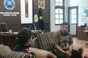 Kunjungan Kerja dan Sinergitas P4GN Lintas Sektor | Kepala Kantor Pengawasan dan Pelayanan Bea dan Cukai Sambangi Kepala BNNP Papua yang baru