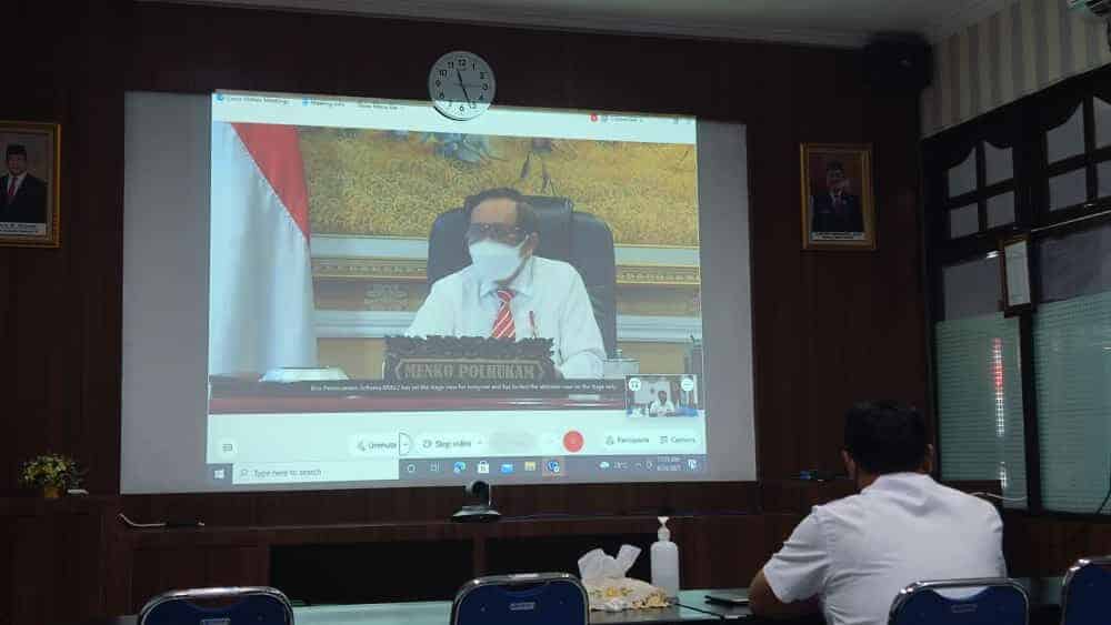 Rakornas Monev RAN P4GN Tahun 2021 Bersama Menkopolhukam RAKORNAS MONEV P4GN 2021 Bersama MENKOPOLHUKAM