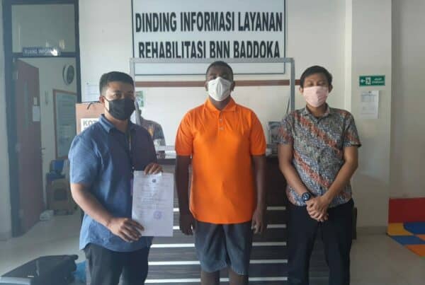 Penyerahan Pasien Rehab BNNP Papua Ke Balai Rehabilitasi Narkoba Baddoka Makassar