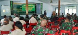 PSM melalui Sosialisasi P4GN dan Screening Tes Urin Narkotika di Bekangdam XVII/Cenderawasih