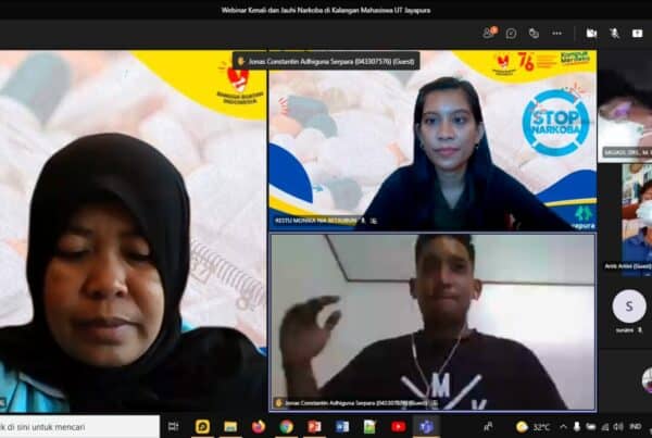 Webinar Informasi dan Edukasi P4GN di Universitas Terbuka Jayapura