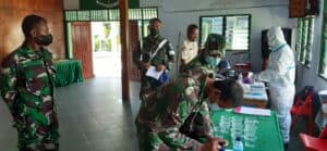 PSM melalui Sosialisasi P4GN dan Screening Tes Urin Narkotika di Bekangdam XVII/Cenderawasih