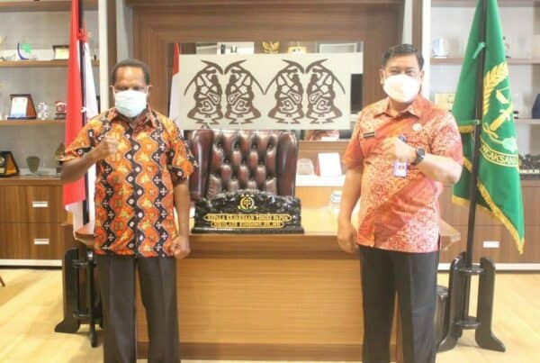 Koordinasi dan Sinergitas Program P4GN bersama Kepala Kejaksaan Tinggi Papua Nikolaus Kondomo, SH., MH