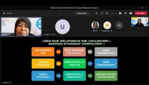 Webinar Informasi dan Edukasi P4GN di Universitas Terbuka Jayapura
