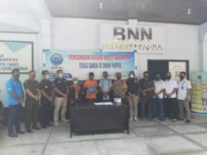 Lagi !!! BNNP Papua Musnahkan BB Narkotika Jenis Ganja