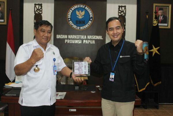 Kunjungan Kerja Kepala BI Provinsi Papua di Kantor BNNP Papua
