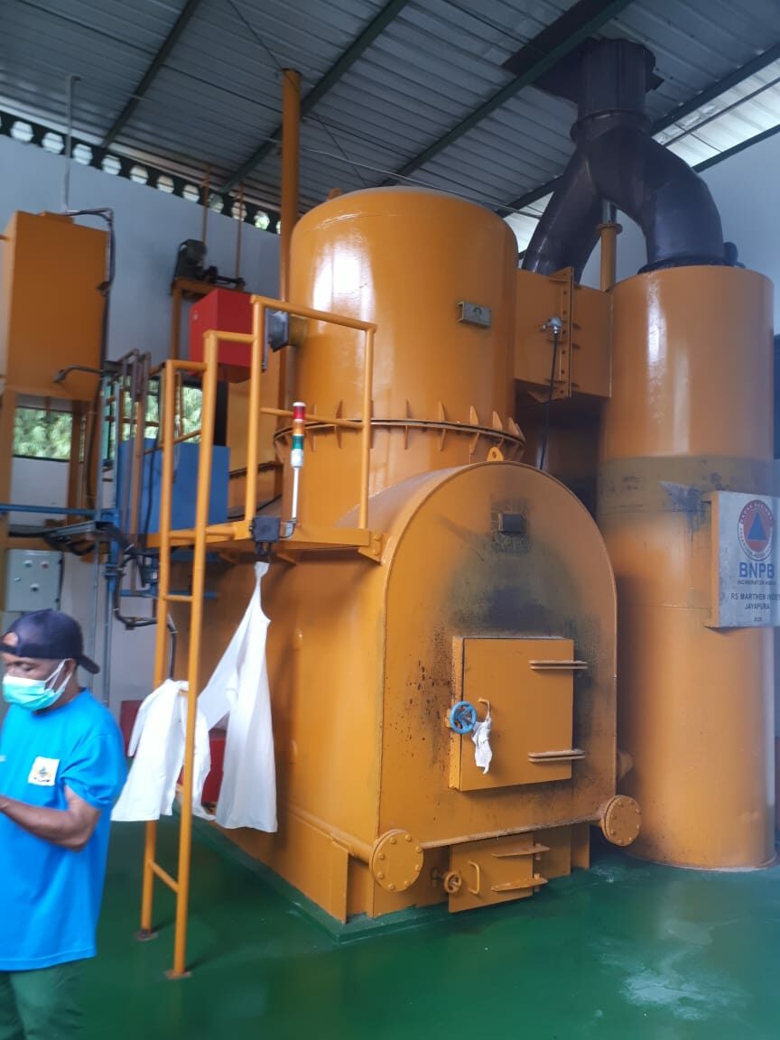 Penyetoran Limbah Medis BNNP Papua ke RS.Tk.II Marthen Indey Penyetoran Limbah Medis ke