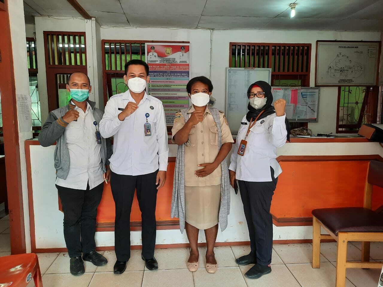 Koordinasi Desa Bersinar dan IBM di kelurahan IMBI Koordinasi Desa Bersinar dan IBM