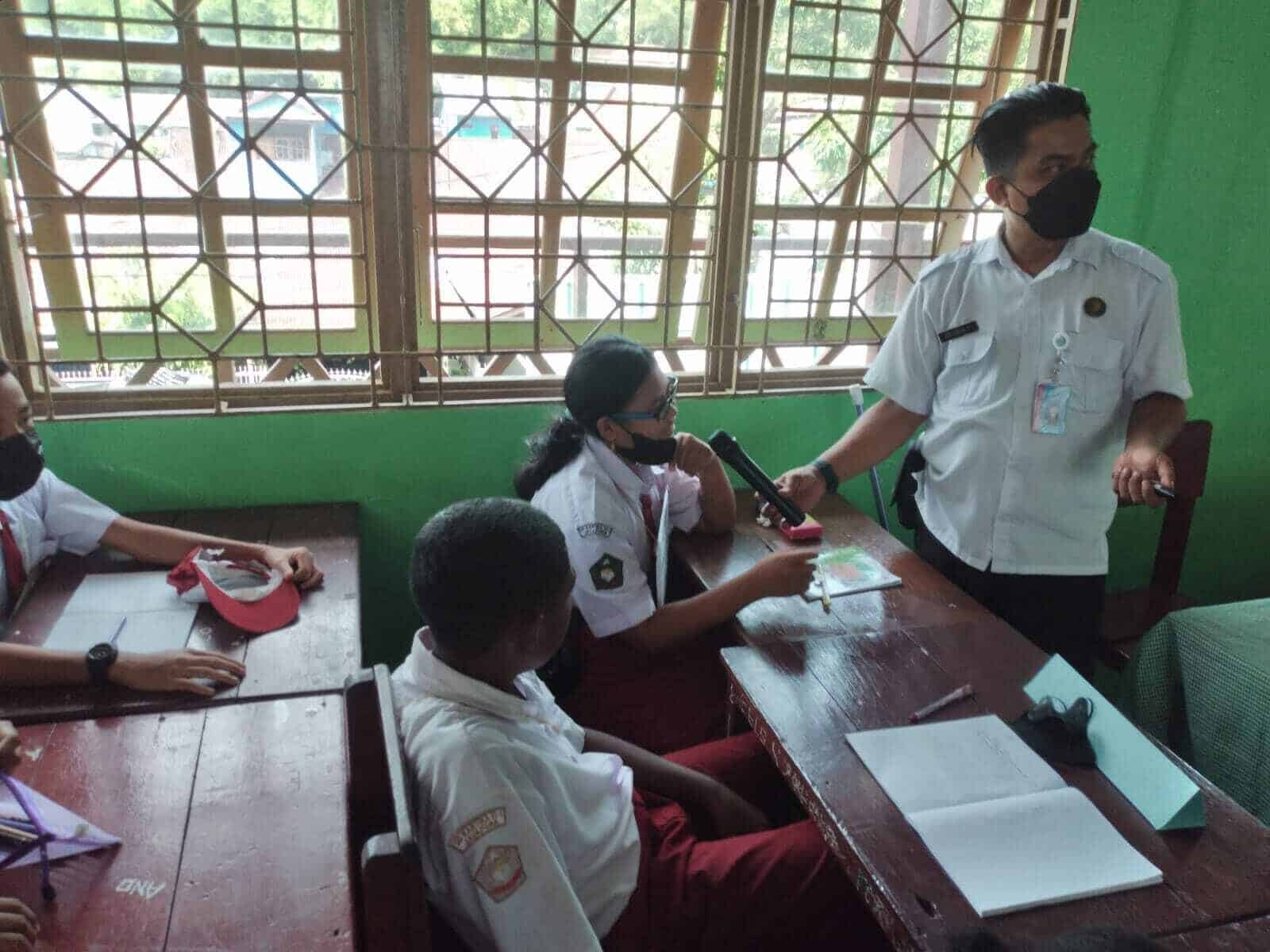 KIE P4GN Dalam Rangka Tahun Pelajaran 2022/2023 di SMP Kartika VI - I Jayapura KIE P4GN Dalam Rangka