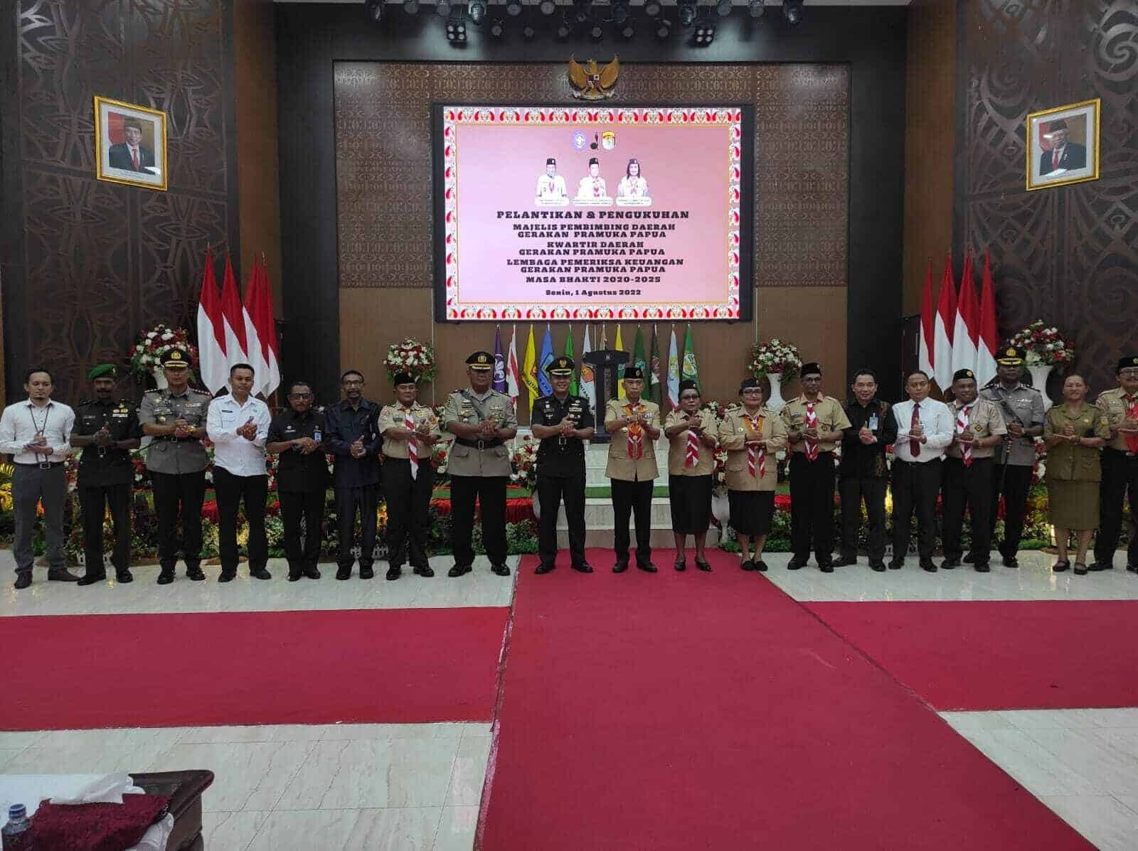 Perwakilan BNNP Papua Ikut Menghadiri Pelantikan Pengurus Majelis Pembimbing Daerah Kwarda Papua Masa Bakti 2020-2025 Perwakilan BNNP Papua Ikut Menghadiri Pelantikan Pengurus Majelis Pembimbing Daerah Kwarda Papua Masa Bakti 2020-2025