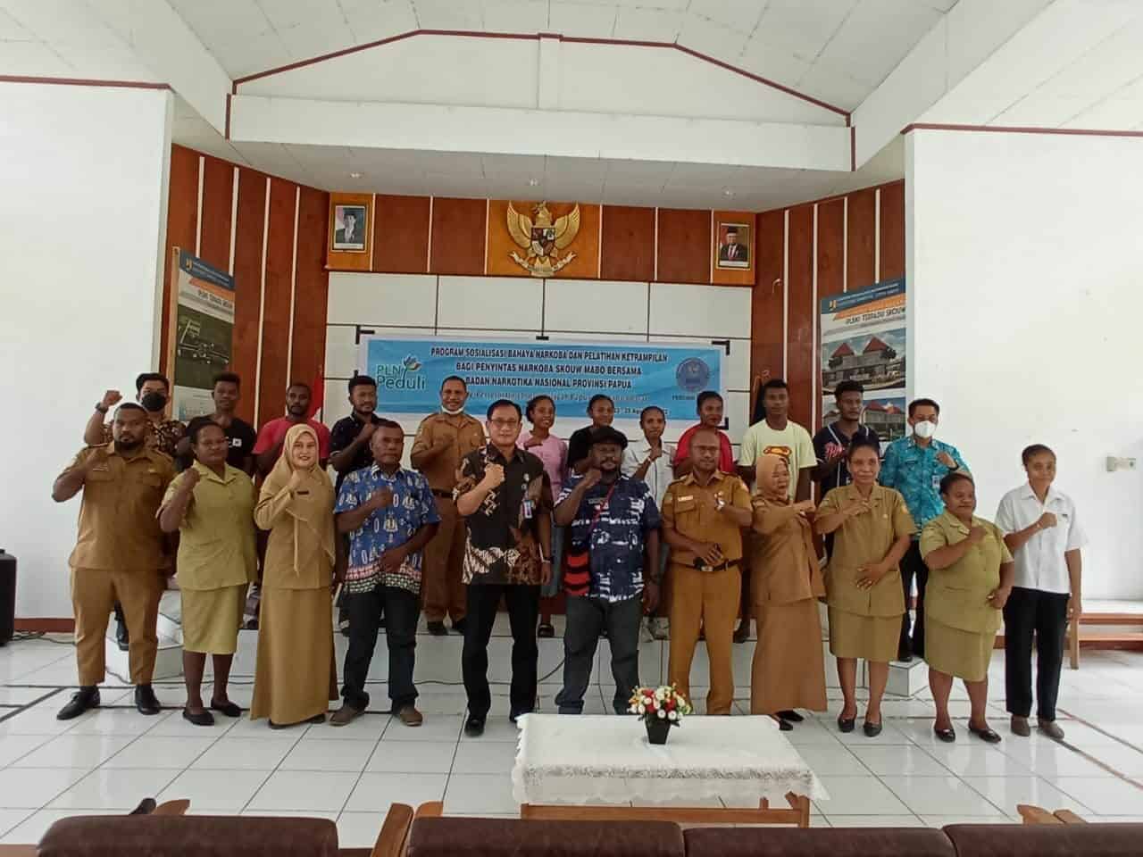 Bimtek Lifeskill Bagi Masyarakat Kawasan Rawan Kampung Skow Mabo Kota Jayapura Bimbingan Teknis Lifeskill bagi masyarakat kawasan rawan narkoba diwilayah perkotaan/pedesaan di Kota Jayapura