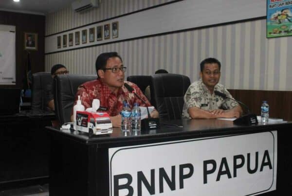 Sosialisasi Bahaya Narkoba dan Pelatihan Kader Anti Narkoba Secara Virtual Bersama Wing Udara 3 Biak